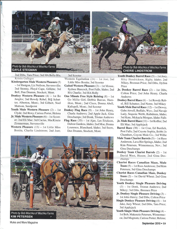 Blinkie in Mules-n-More magazine