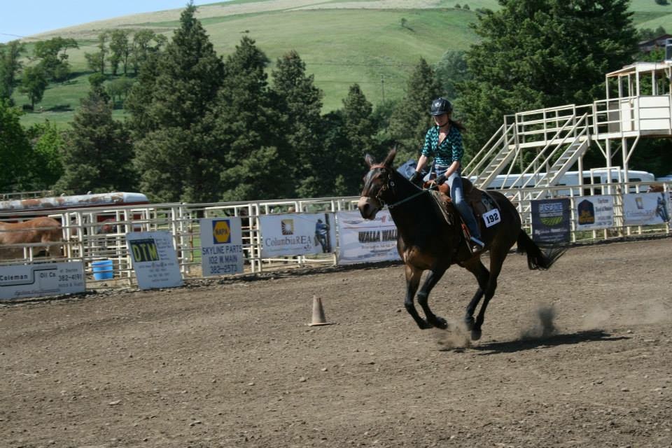 Slick competing